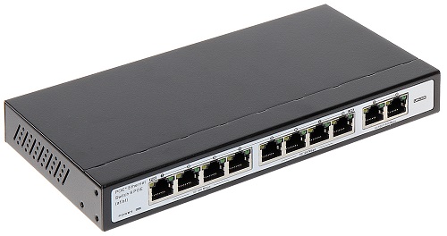 Switch 8 Porte POE + 2 Porte Uplink 10/100/1000